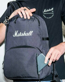 Music bag Marshall Underground Backpack Black/White Backpack Black - 6