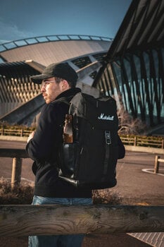 Hudebnícka taška Marshall Uptown Rucksack Black/White Batoh Black - 6