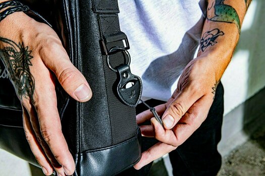 Music bag Marshall Uptown Messenger Black/White Purse Black - 6