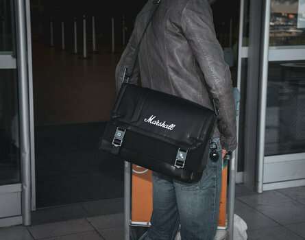 Music bag Marshall Uptown Messenger Black/White Purse Black - 9