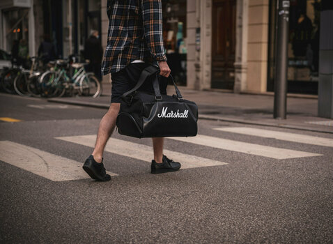 Music bag Marshall Uptown Duffel Black/White Crossbody Bag Black - 15