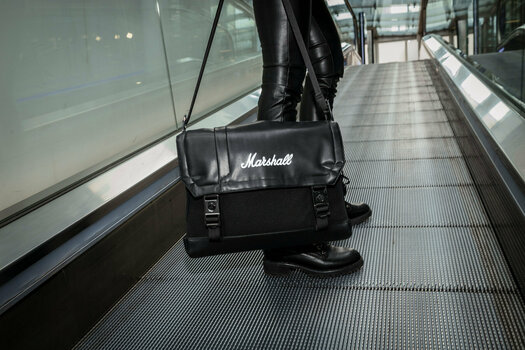 Music bag Marshall Uptown Messenger Black/White Purse Black - 18