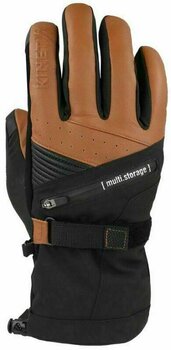 Ski Gloves KinetiXx Bob Black/Brown 8 Ski Gloves - 2