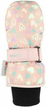 Lyžařské rukavice KinetiXx Candy Mini Rosé Printed Hearts 2 Lyžařské rukavice - 3