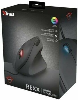 Myš Trust GXT 144 Rexx Vertical Gaming Mouse - 10