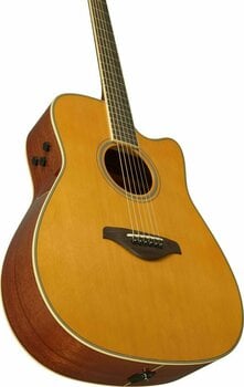 Guitare Dreadnought acoustique-électrique Yamaha FGC-TA Vintage Tint - 4
