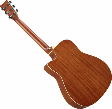Elektroakustická kytara Dreadnought Yamaha FGC-TA Brown Sunburst - 2