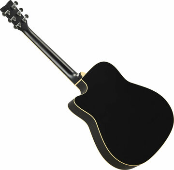 Guitare Dreadnought acoustique-électrique Yamaha FGC-TA Noir - 2