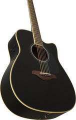 Guitare Dreadnought acoustique-électrique Yamaha FGC-TA Black Guitare Dreadnought acoustique-électrique - 4