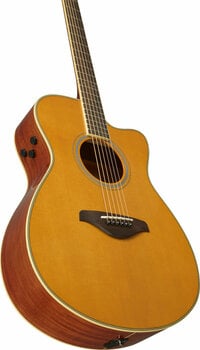 Dreadnought elektro-akoestische gitaar Yamaha FSC-TA Vintage Tint - 5