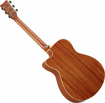 guitarra eletroacústica Yamaha FSC-TA Brown Sunburst - 2