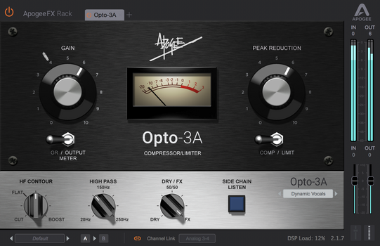 Effect Plug-In Apogee FX Rack Opto-3A (Digital product) - 2