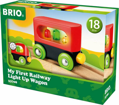 Locomotive and Wagon Brio My First Railroad The Luminous Wagon - 3