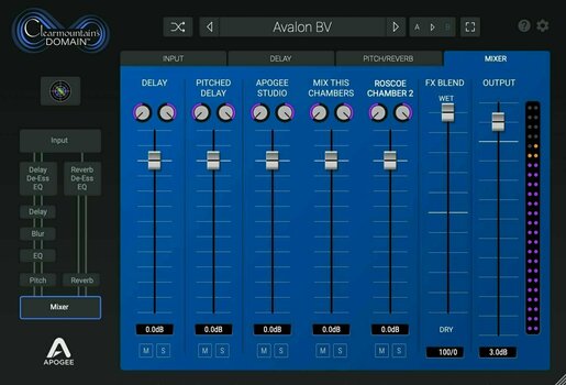 Studio software plug-in effect Apogee FX Clearmountain's Domain (Digitaal product) - 4