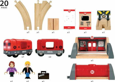 brio 33513 metro railway set