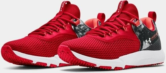 Fitnessschuhe Under Armour UA Charged Focus Print/Red/Black 9 Fitnessschuhe - 4