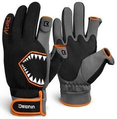 Angelhandschuhe Delphin Atak! Free Black/Orange/Grey - 1