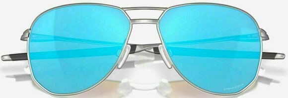 Lifestyle Glasses Oakley Contrail 41470357 Satin Chrome/Prizm Sapphire Lifestyle Glasses - 6