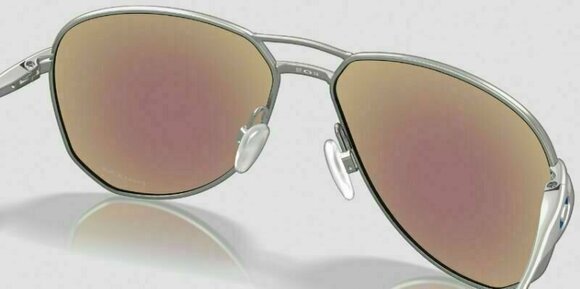 Életmód szemüveg Oakley Contrail 41470357 Satin Chrome/Prizm Sapphire Életmód szemüveg - 8