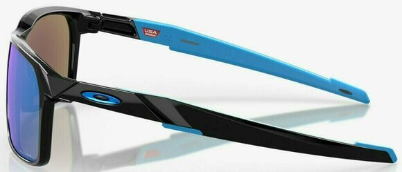 Lifestyle okulary Oakley Portal X 94601659 Polished Black/Blue Prizm Sapphire M Lifestyle okulary - 4