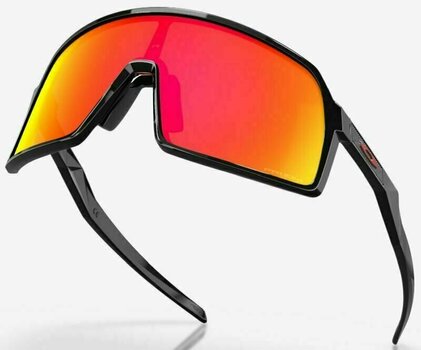 Cycling Glasses Oakley Sutro S 94620928 Polished Black/Prizm Ruby Cycling Glasses - 5