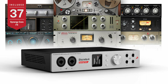 Interface de áudio Thunderbolt Antelope Audio Discrete 4 Synergy Core - 2