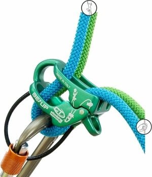 Safety Gear for Climbing Climbing Technology Be-Up Belay/Rappel Device Grey - 2