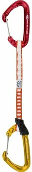 Mousqueton escalade Climbing Technology Fly -Weight EVO DY Dégainer rapidement Red/Gold Wire Straight Gate 17.0 - 2