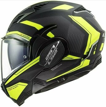 Helmet LS2 FF900 Valiant II Revo Matt Black-H-V Yellow M Helmet - 3