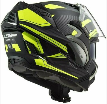 Casco LS2 FF900 Valiant II Revo Matt Black-H-V Yellow M Casco - 5