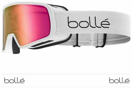 Ski Goggles Bollé Nevada Jr Race White Matte/Rose Gold Ski Goggles - 2