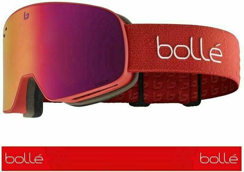 Ski Goggles Bollé Nevada Red Matte/Volt Ruby Ski Goggles - 2