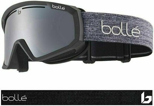 Ski-bril Bollé Y7 OTG Black Denim Matte/Black Chrome Ski-bril - 2