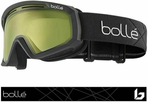 Ski Goggles Bollé Y7 OTG Black Matte/Lemon Ski Goggles - 2