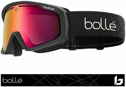 Masques de ski Bollé Y7 OTG Black Matte/Volt Ruby Masques de ski - 2
