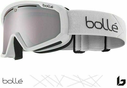 Ski Goggles Bollé Y7 OTG White Matte/Vermillon Gun Ski Goggles - 2