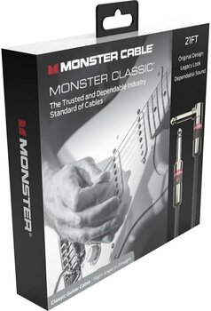 Instrumentkabel Monster Cable Prolink Classic 21FT Instrument Cable Zwart 6,4 m Angled-Straight - 3