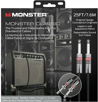Hangfal kábel Monster Cable Prolink Classic 25FT Speaker Cable Fekete 7,6 m - 2