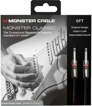 Kabel za glasbilo Monster Cable Prolink Classic 6FT Instrument Cable Črna 1,8 m Ravni - Ravni - 2