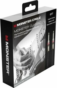 Instrument Cable Monster Cable Prolink Classic 6FT Instrument Cable Black 1,8 m Straight - Straight - 3
