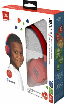 Hovedtelefoner til børn JBL JR310 BT Red - 6