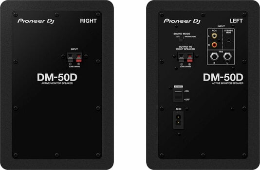 2-obsežni aktivni studijski monitor Pioneer Dj DM-50D - 3