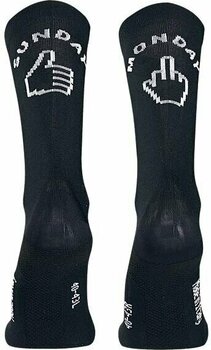 Чорапи за колоездене Northwave Sunday Monday High Sock Black S Чорапи за колоездене - 2