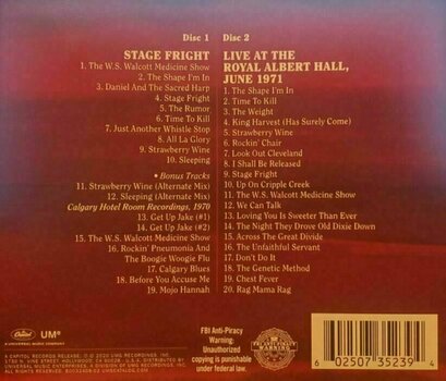 CD Μουσικής The Band - Stage Fright 50th Anniversary (2 CD) - 3