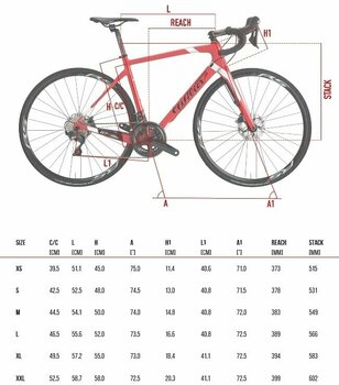 Vélo de route Wilier GTR Team Disc Shimano 105 RD-R7000-SS 2x11 Red/White XL Shimano Vélo de route - 3