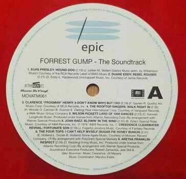 Vinyl Record Forrest Gump - Original Soundtrack (25th Anniversary Edition Coloured Vinyl) (2 LP) - 3