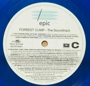 Disque vinyle Forrest Gump - Original Soundtrack (25th Anniversary Edition Coloured Vinyl) (2 LP) - 7
