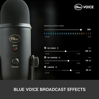 USB-s mikrofon Blue Microphones Yeti White Out - 7