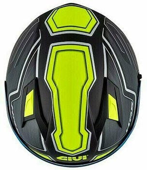 Helmet Givi 50.6 Sport Deep Matt Titanium/Yellow S Helmet - 4