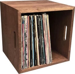 Doboz LP lemezekhez Music Box Designs A Whole Lotta 12" Vinyl Record Storage Doboz LP lemezekhez Rózsafa - 1